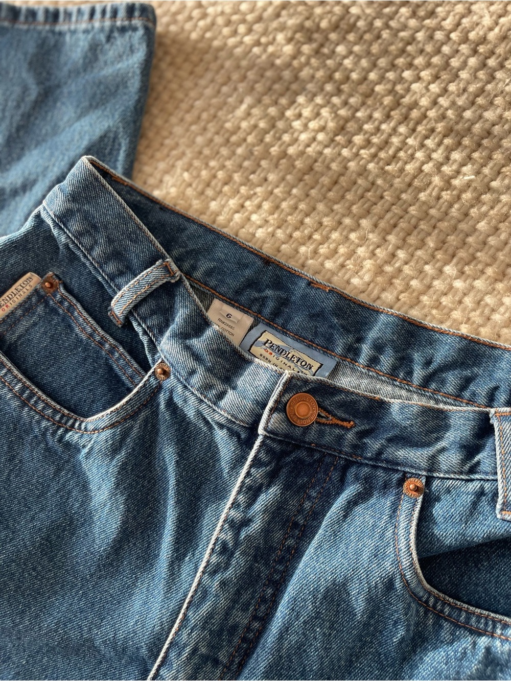Pendleton Women's Medium Blue High-Rise Denim Jeans